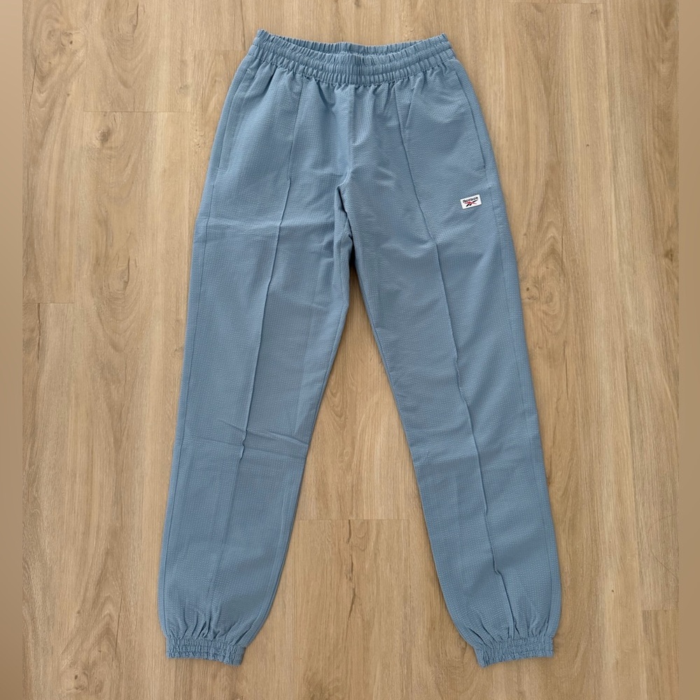 Reebok Baby Blue Pleated Sweatpants, Men's Size Small